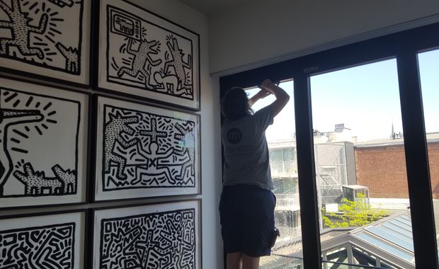 UV Werende folie Keith Haring