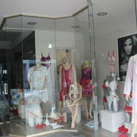 anti verkleuringsfolie winkel etalage lingerie winkel geplakt door www.medianoord.be